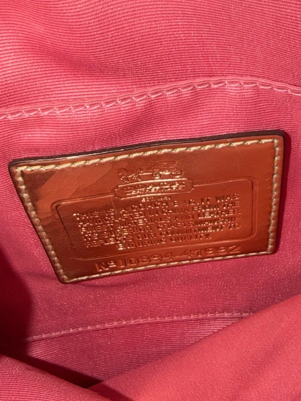 Coach Brown Signature Canvas Crossbody with Leather Trim